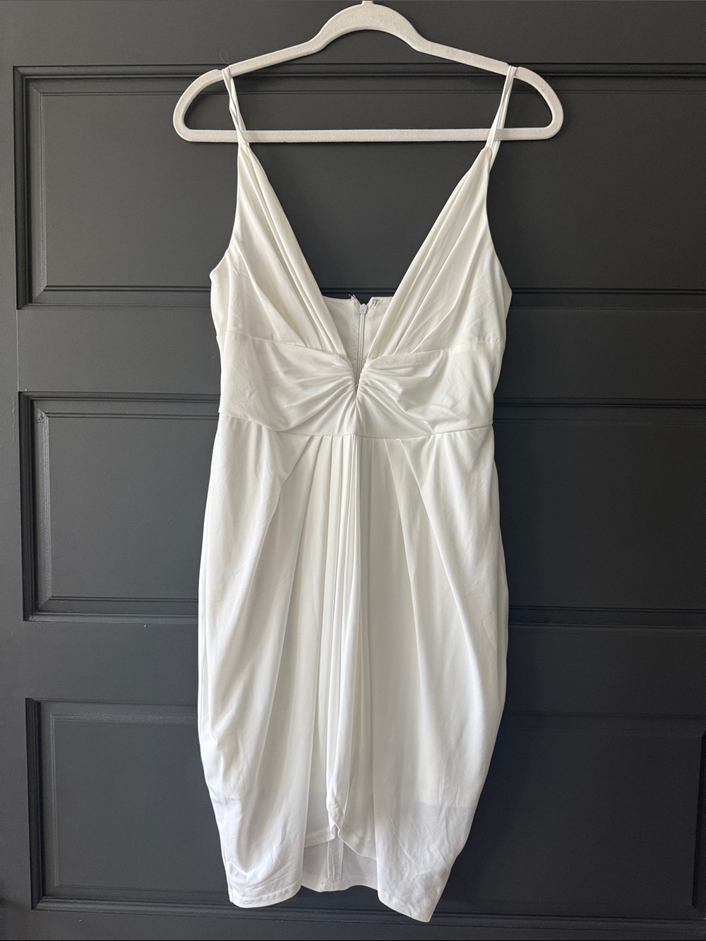 VENUS White Spaghetti Strap Mini Dress